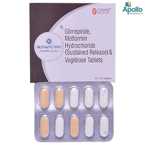 Glynamic MV2 Tablet Uses Side Effects Price Apollo Pharmacy