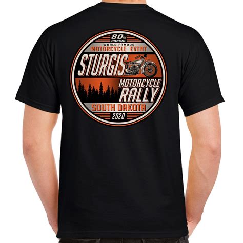 Biker Life Clothing 2020 Sturgis Motorcycle Rally Sunset Bike T Shirt