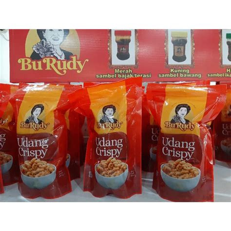 Jual Udang Crispy Bu Rudy Kemasan Pouch Gram Bu Rudy Pusat Surabaya