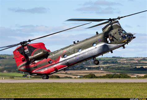 Za Royal Air Force Boeing Chinook Hc At Culdrose Photo Id