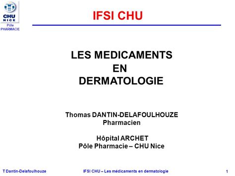 Dermatologie Cours Et Images