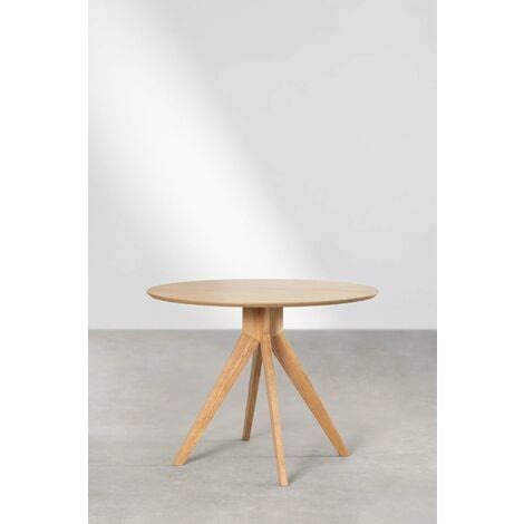 Table De Salle Manger Ronde En Bois Cm Sekiz Sklum