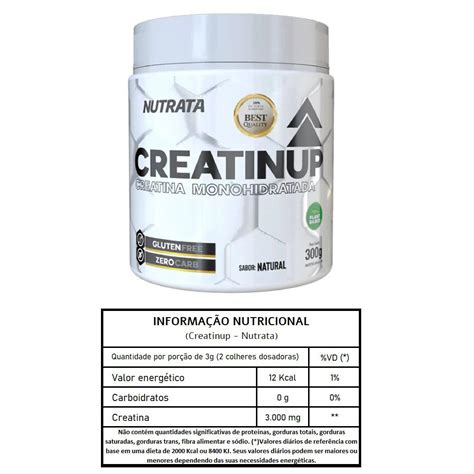 Creatina Monohidratada Creatinup Nutrata Bs Nutrition