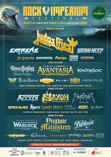 Festival Rock Imperium Cartel Entradas Y Bandas