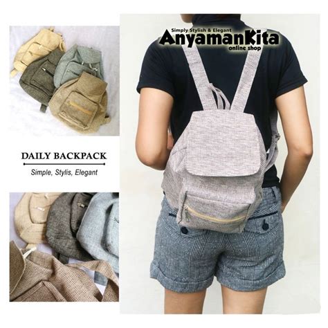 Jual Ransel Goni Sintetis Backpack Goni Sintetis Shopee Indonesia