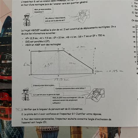 Exercice 1 L Inspecteur G Est En Mission Dans L Himalaya Un