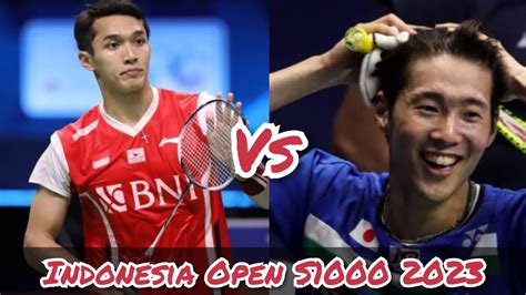 Jonatan Christie Vs Kanta Tsuneyama Round Of Indonesia Open S