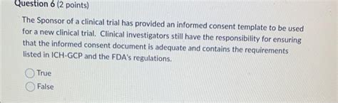 Solved The Sponsor of a clinical trial has provided an | Chegg.com