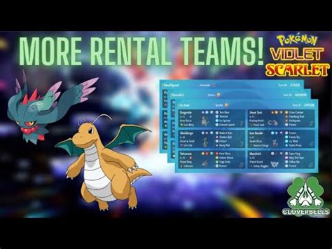 MORE RENTAL TEAMS For Regulation B Series 2 Pokemon Scarlet