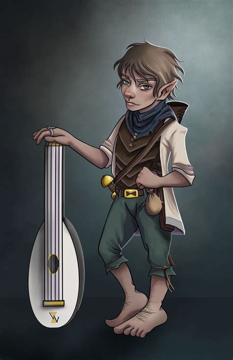 Halfling Bard Dnd Characters Dungeons And Dragons Characters Bard