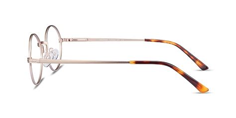 Equinox Oval Gold Full Rim Eyeglasses Eyebuydirect