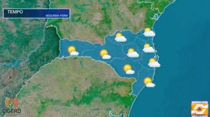 V Deo Previs O Do Tempo Para Santa Catarina Segunda Feira