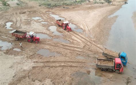 Sand Mines No Auction Of Sand Mines Illegal Excavation Continues