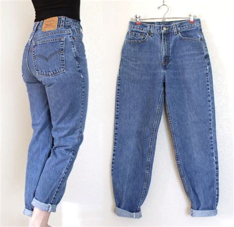 Vintage 80s 90s High Waist Stone Washed Levi S 512 Jeans Etsy