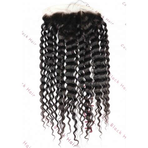 Brazilian Deep Wave Lace Frontal Closure Free Shipping 13x4 Ear To Ear