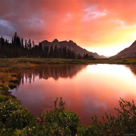 Animas Sunset San Juan Mountains Colorado Mountain Photography By