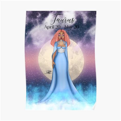 Taurus Zodiac Baddie Poster For Sale By Aimsdraws1 Redbubble