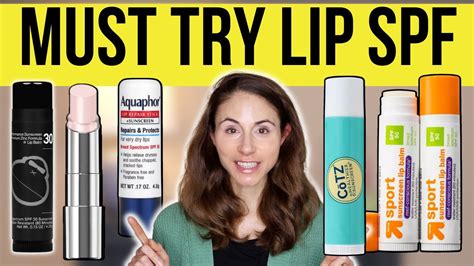 Spf Lip Balms You Need To Try 👄 Dermatologist Drdrayzday Youtube