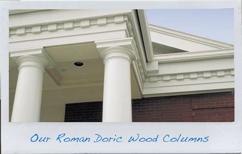 Roman Doric Columns | HardwoodColumns.com