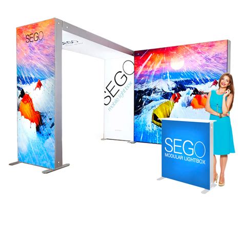 10ft X 10ft Sego Modular Lightbox Display Kit C Trade Show Exhibit