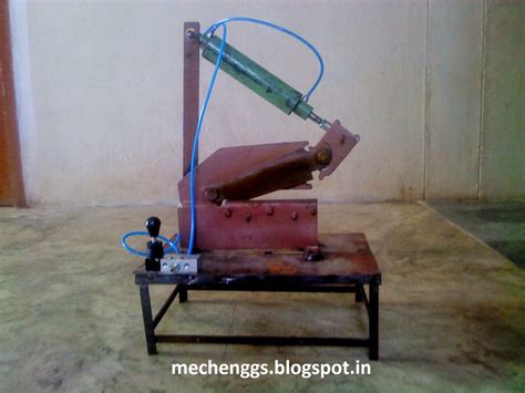 PROJECT ON PNEUMATIC SHEET METAL CUTTING MACHINE