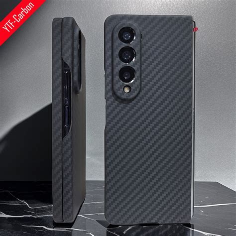 YTF Carbon Real Carbon Fiber Case For Samsung Galaxy Z Fold 5 Case