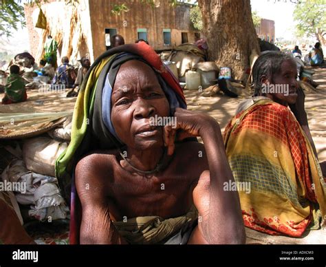 The village of these women has been destroyed by Janjaweed Arab militia ...