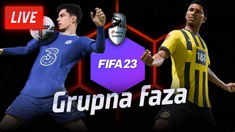 UŽIVO 2 kolo Grupna faza FIFA 23 A1 Adria League Season 11