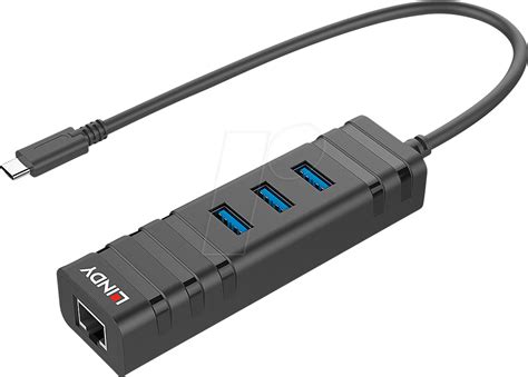 Lindy Netzwerkkarte Usb C Gigabit Ethernet X Rj Bei