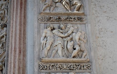 Jacopo Della Quercia Porta Magna Of The Basilica Of San P Flickr