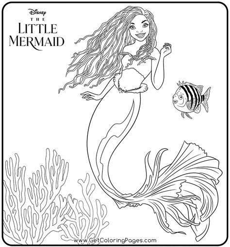 The Little Mermaid Movie Coloring Pages - GetColoringPages.com