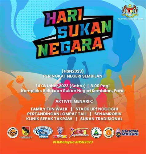 Hari Sukan Negara 2023 Peringkat Negeri And Kebangsaan