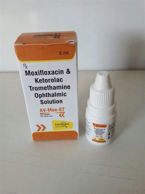 Moxifloxacin Ketorolac Tromethamine Ophthamine Eye Drops At Best Price