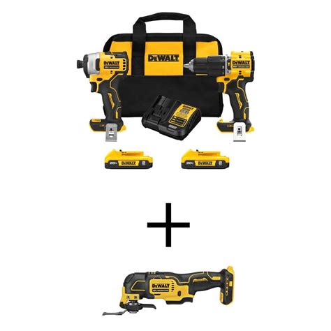 Dewalt 20 Volt Maximum Lithium Ion Cordless Combo Kit 2 Tool And