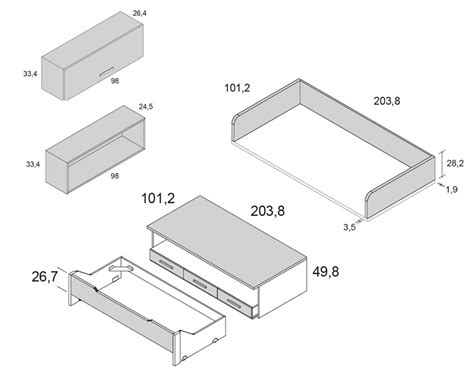 Cama Nido Con Cajones Unniq Habitat