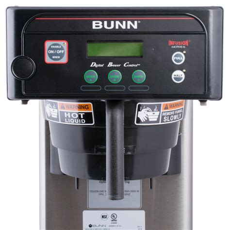 bunn  itcb dv infusion tea  coffee brewer   trunk dual voltage