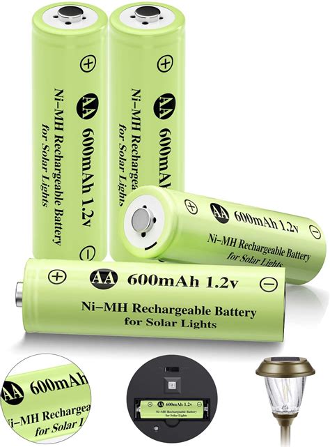 Amazon Porvoo AAA Ni MH 600mAh 1 2V Rechargeable Batteries AAA