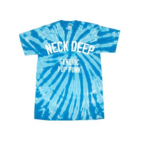 Generic Pop Punk Twist Tie Dye Hlr0 Neck Deep Tie Dye Tops Tie