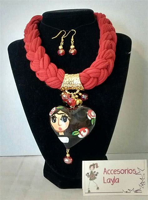 Pin De Claudia Mu Oz En Accesorios Layla Joyer A De Cer Mica Collar