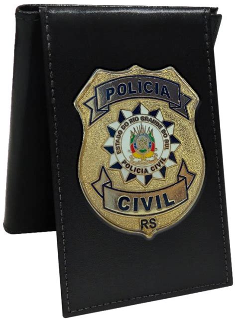 Carteira De Polícia Civil Do Rio Grande Do Sul Pcrs Metalcouro