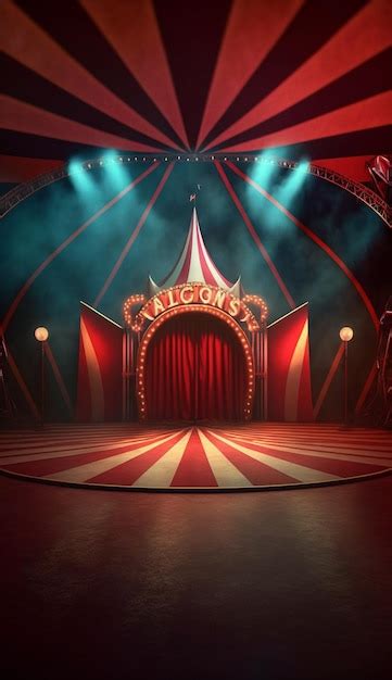 Circus Stage Background