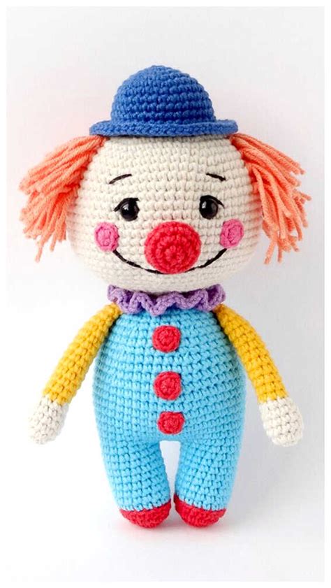 Amigurumi Clown Crochet Free Pattern Amigurumi