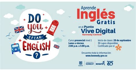 Quieres aprender inglés gratis Conoce está convocatoria de Kennedy