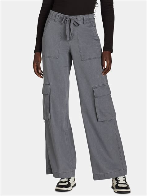 Time And Tru Women S Drawstring Cargo Pants 29 31 33 Inseams Sizes 2 20