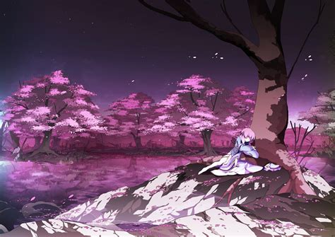 Anime Cherry Blossom Wallpaper 72 Images