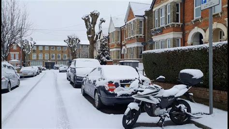 4k London Snow Walk In North West Harlesden Jan2021 Youtube