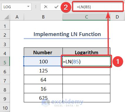 How To Calculate A Logarithm In Excel Methods Exceldemy