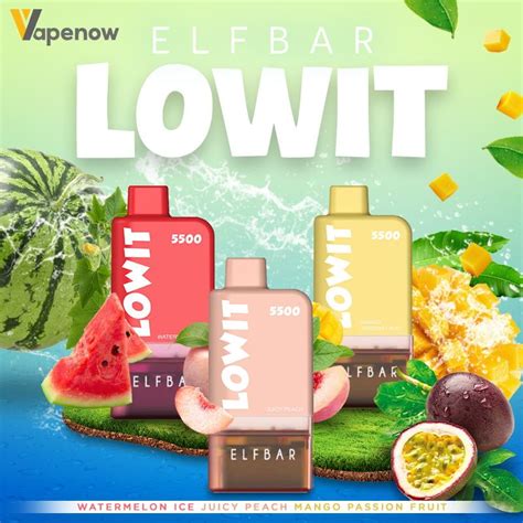 Pod Dùng 1 Lần Elfbar Lowit 5500 Hơi Mixed Berries Chính Hãng