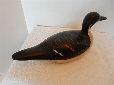 Reduced Vintage Pintail Decoy New Jersey Wood Glass Eyes Signed Ebay