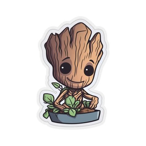 Baby Groot Vinyl Sticker Multiple Sizes Indoor Use Guardians